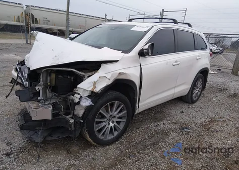 2017 Toyota Highlander Limited Platinum from USA, damaged, VIN 5TDDZRFH0HS387781